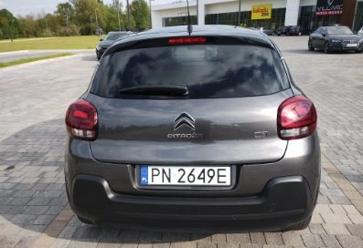 Citroen C3 cena 42800 przebieg: 44550, rok produkcji 2019 z Konin małe 154